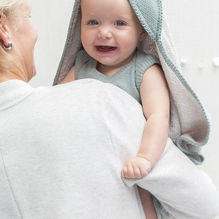 Baby's Only Badcape Baby Classic Poederblauw 75x85cm koop je bij Babywinkel