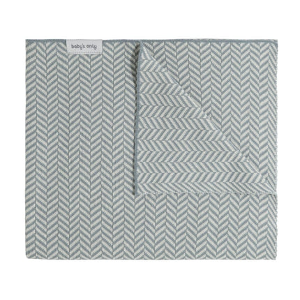 Baby's Only Ledikantdeken Dawn Nordic Blue 100x135cm koop je bij Babywinkel