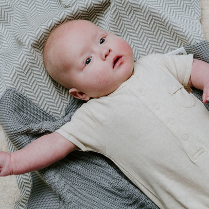 Baby's Only Ledikantdeken Dawn Nordic Blue 100x135cm koop je bij Babywinkel