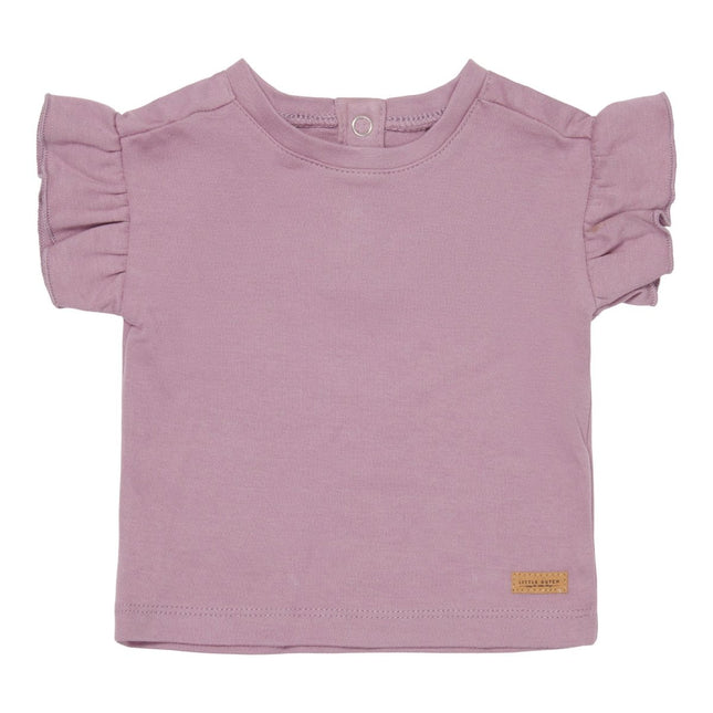 Little Dutch Baby Shirt Korte Mouwen Mauve koop je bij Babywinkel