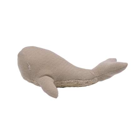 Snoozebaby Knuffel Wally Whale Desert Sand koop je bij Babywinkel