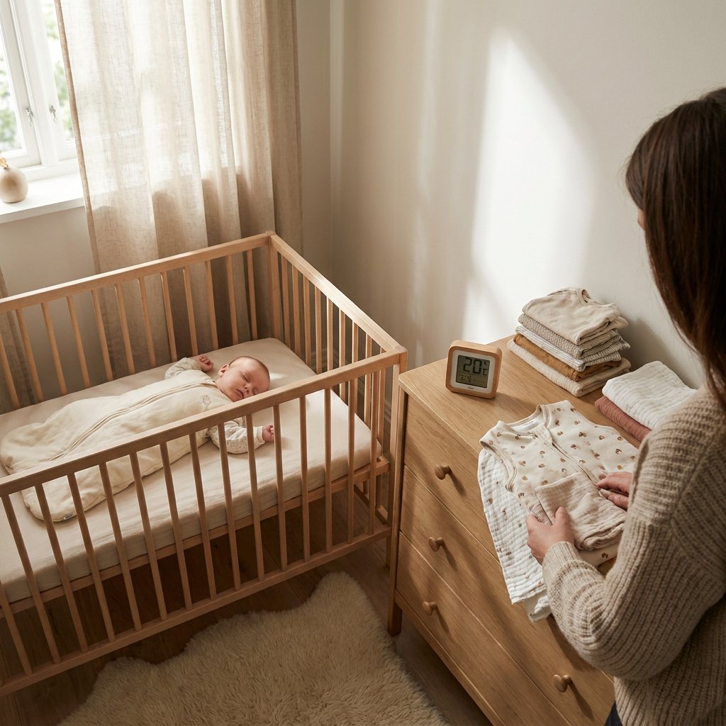 Kleine babycadeautjes zoals een rammelaar, zacht knuffeltje en babyboekje liggen bij een kinderschoen in een warme, huiselijke Sinterklaassfeer.
