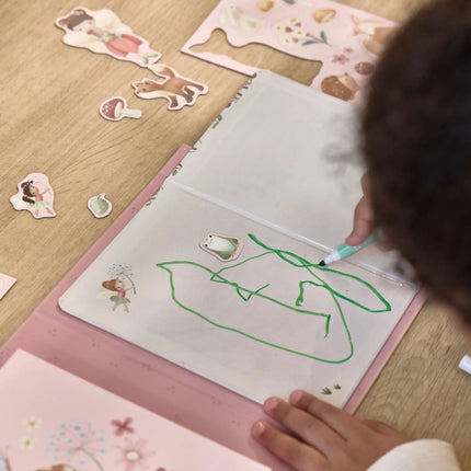 Little Dutch Kleurboek Rosa Magnetisch