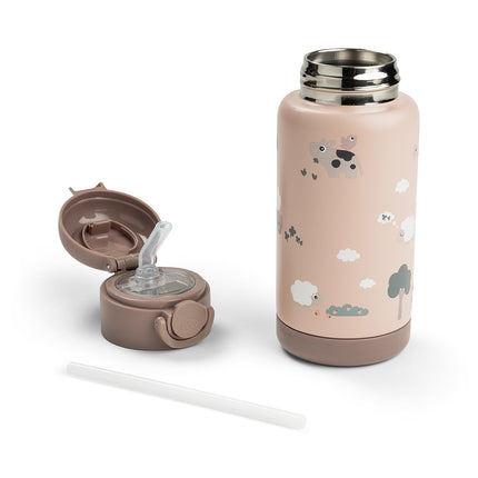 Done by Deer Thermos Rietjesfles Tiny Farm Powder 340ml