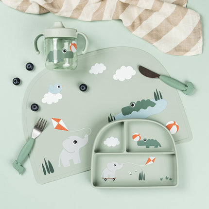 Done by Deer Bekertje Met Tuit En Handvatten Playground Green