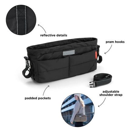 Done by Deer Kinderwagen Organizer Black