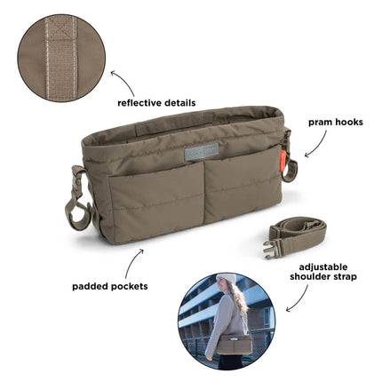Done by Deer Kinderwagen Organizer Taupe