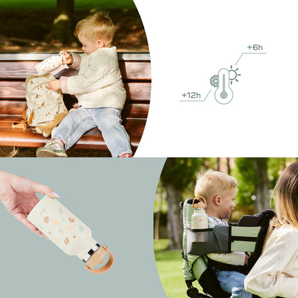 Babymoov Little Explorer Geïsoleerde RVS Drinkfles Ivory