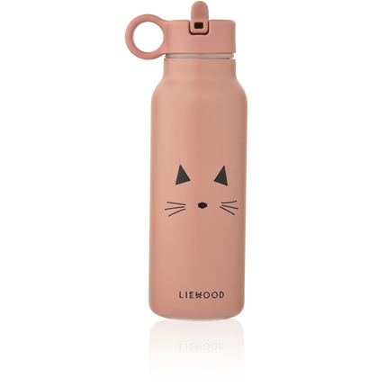 Liewood Waterfles Falk Cat dark rose