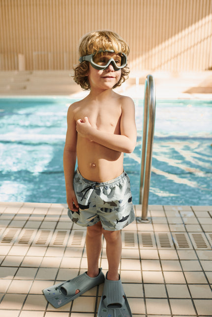 Gustav Printed Flippers Sea Peppermint