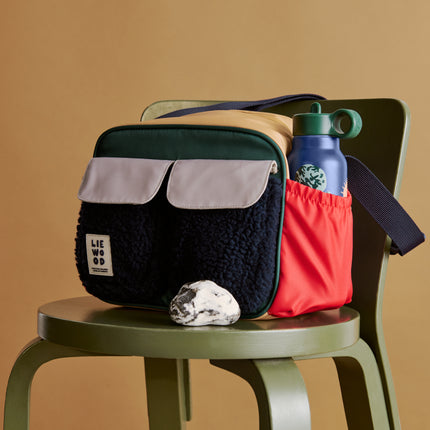 Liewood Thermos Tas Elijas Medium Classic Navy Multi Mix