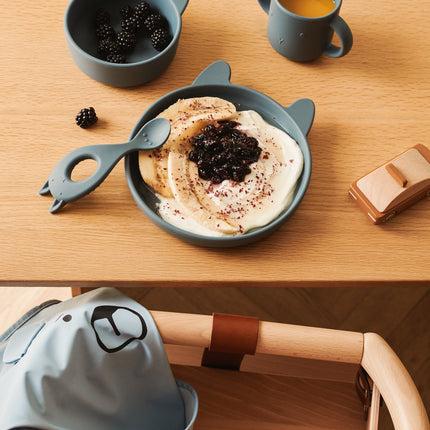 Liewood Kinderservies Set Vivi Whale Blue