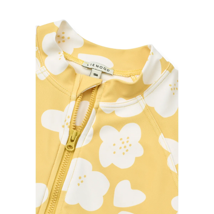 Liewood Zwempak Kind Max Flower / Lemon Yellow