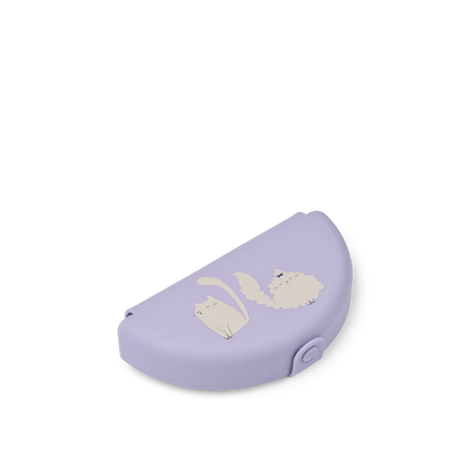 Liewood Snackbox Eugene Cat / Warm Lilac