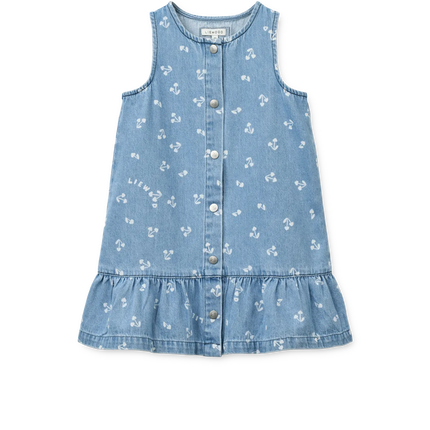 Liewood Baby Jurkje Sybilla Cherry Heart Sandy / Denim