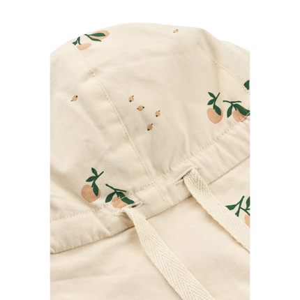 Liewood Zonnehoedje Baby Gorm Omkeerbare Peach / Seashell / Pale Tuscany