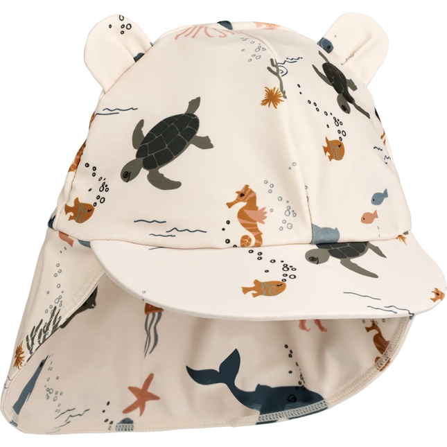 Liewood Zonnehoedje Baby Sea Creature / Sandy
