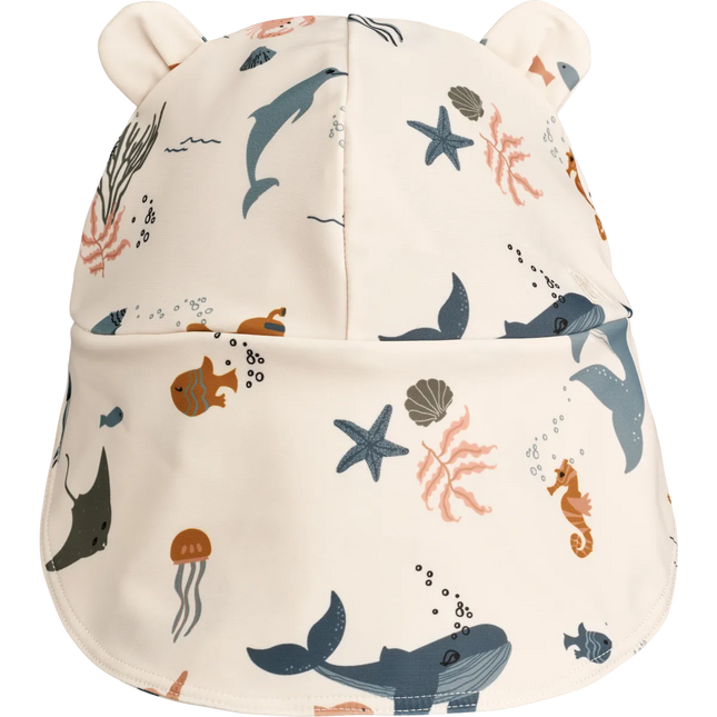 Liewood Zonnehoedje Baby Sea Creature / Sandy