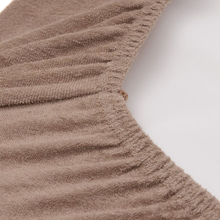 Aankleedkussenhoes Badstof 50x70cm - Milky Coffee - 2 Stuks - Babywinkel - 8717329399556