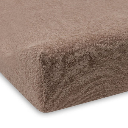 Aankleedkussenhoes Badstof 50x70cm - Milky Coffee - 2 Stuks - Babywinkel - 8717329399556