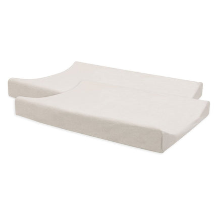 Aankleedkussenhoes Badstof 50x70cm - Oatmeal - 2 Stuks - Babywinkel - 8717329399563