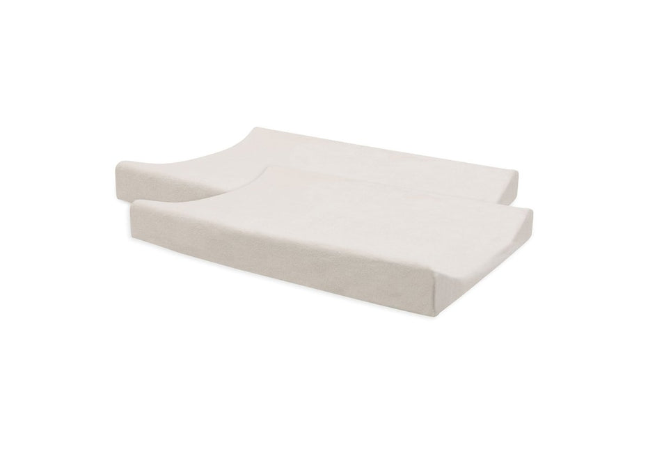 Aankleedkussenhoes Badstof 50x70cm - Oatmeal - 2 Stuks - Babywinkel - 8717329399563
