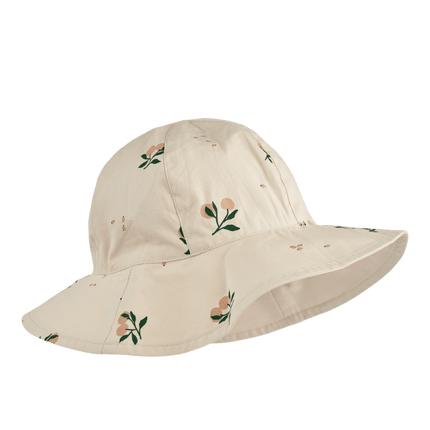 Amelia omkeerbare zonnehoed Peach/Sandy koop je bij Babywinkel
