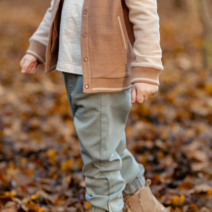 Gebreid vest Brown/Taupe