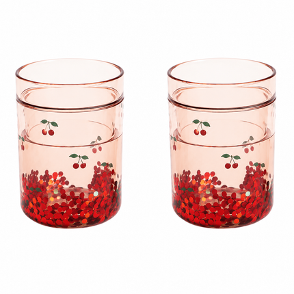 Konges Sløjd Bekertjes Glitter Cherry