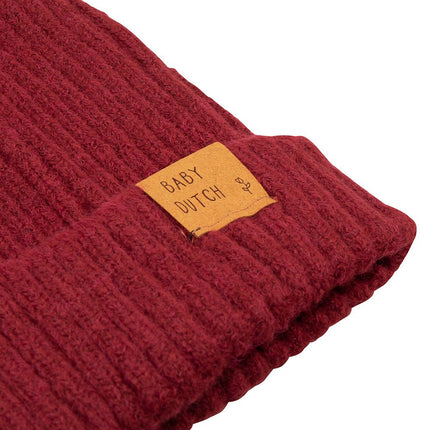Baby Dutch Baby Mutsje Winter Bordeaux - Baby Dutch - Babywinkel - 8719558444793