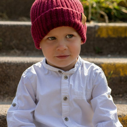 Baby Dutch Baby Mutsje Winter Bordeaux - Baby Dutch - Babywinkel - 8719558444793