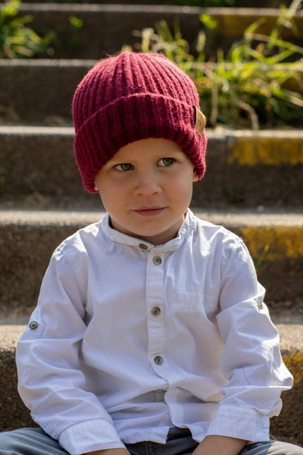 Baby Dutch Baby Mutsje Winter Bordeaux - Baby Dutch - Babywinkel - 8719558444793
