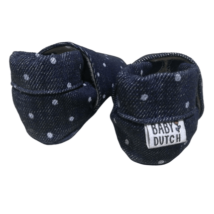 Baby Dutch Baby Schoentjes Denim Stippen - Baby Dutch - Babywinkel - 8719558444199