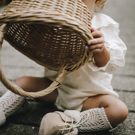 Baby Dutch Baby Schoentjes Donna Classic Beige - Baby Dutch - Babywinkel - 8719558441259