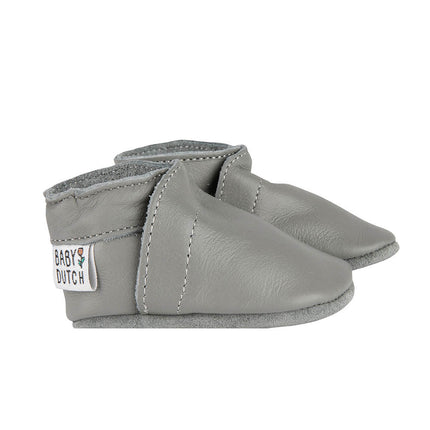 Baby Dutch Baby Schoentjes Effen Grijs - Baby Dutch - Babywinkel - 8719558442423
