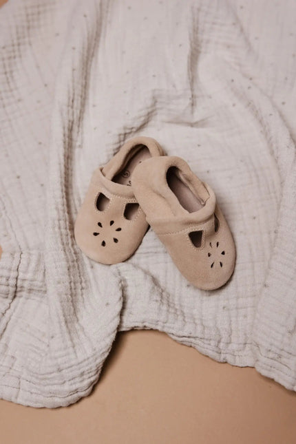 Baby Dutch Baby Schoentjes Juna Beige Suede - Baby Dutch - Babywinkel - 8719558443055