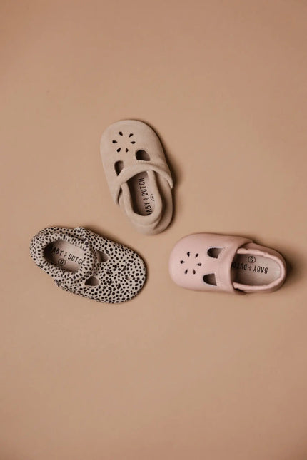 Baby Dutch Baby Schoentjes Juna Roze Suede - Baby Dutch - Babywinkel - 8719558443734