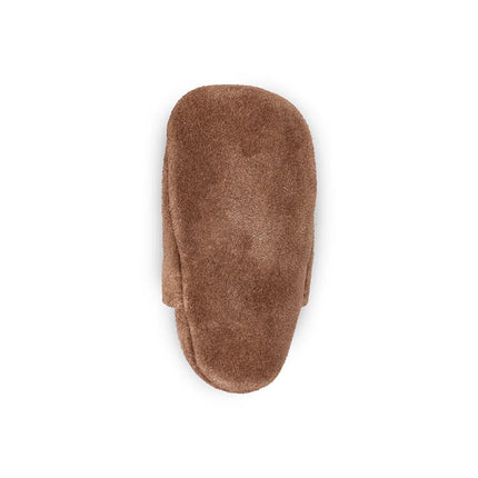 Baby Dutch Babyslofjes Uni Dark Brown Suède - Baby Dutch - Babywinkel - 8719558440856
