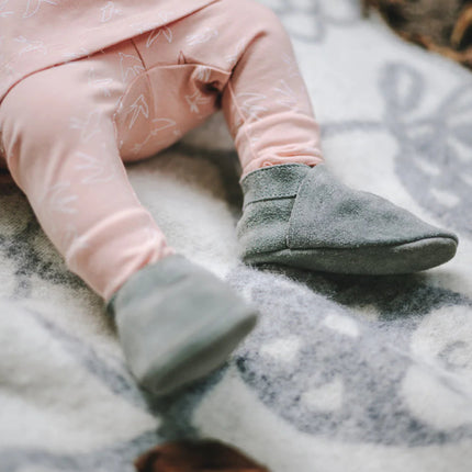 Baby Dutch Babyslofjes Uni Grey Suède - Baby Dutch - Babywinkel - 8719558440818