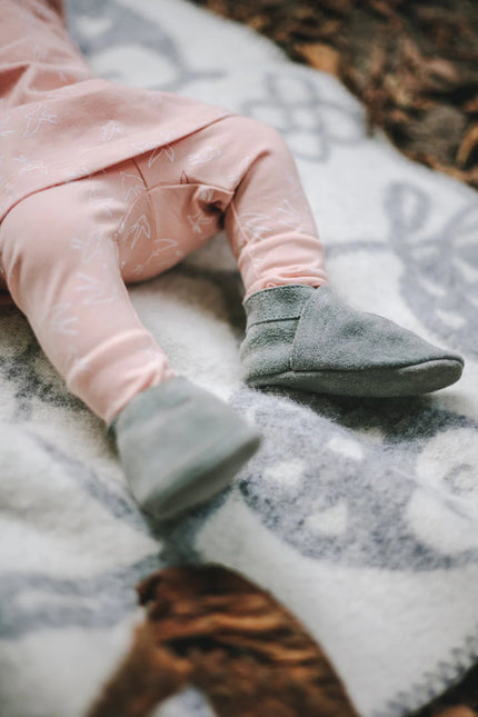 Baby Dutch Babyslofjes Uni Grey Suède koop je bij Babywinkel