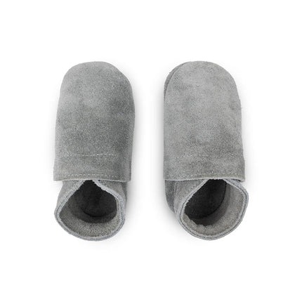 Baby Dutch Babyslofjes Uni Grey Suède - Baby Dutch - Babywinkel - 8719558440818