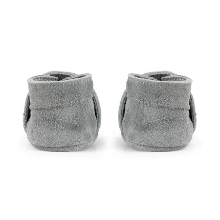 Baby Dutch Babyslofjes Uni Grey Suède - Baby Dutch - Babywinkel - 8719558440818