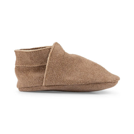 Baby Dutch Babyslofjes Uni Kaki Brown Suède - Baby Dutch - Babywinkel - 8719558440894