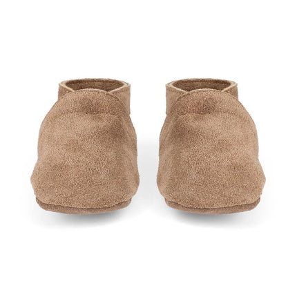 Baby Dutch Babyslofjes Uni Kaki Brown Suède - Baby Dutch - Babywinkel - 8719558440894