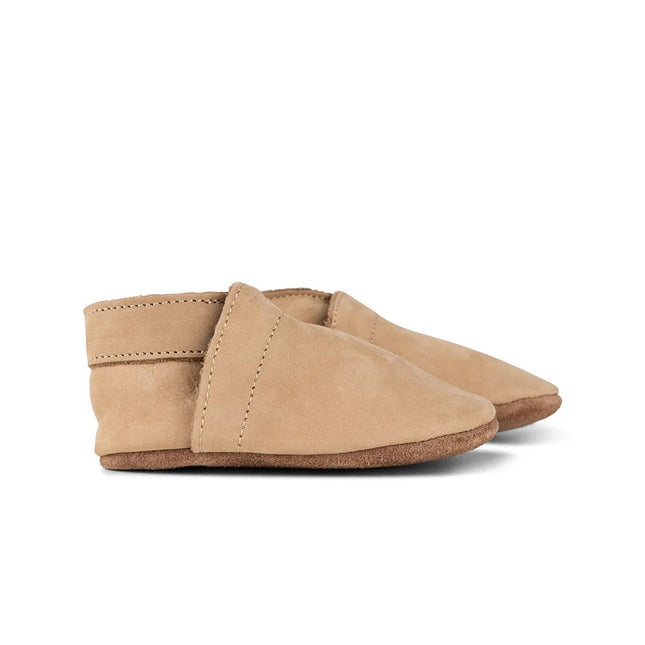 Baby Dutch Babyslofjes Uni Mocca Nubuck - Baby Dutch - Babywinkel - 8719558441013