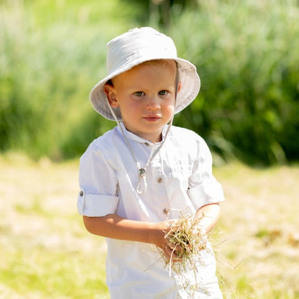 Baby Dutch Zonnehoedje Baby Grijs - Baby Dutch - Babywinkel - 8719558444526