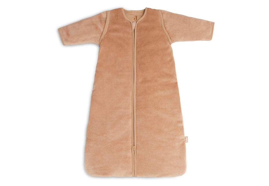 Jollein Slaapzak Baby Afritsbare Mouw 70Cm Velvet - Biscuit koop je bij Babywinkel