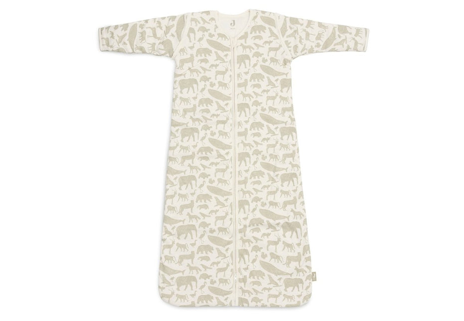 Jollein Slaapzak Baby Afritsbare Mouw Animals - Olive Green koop je bij Babywinkel