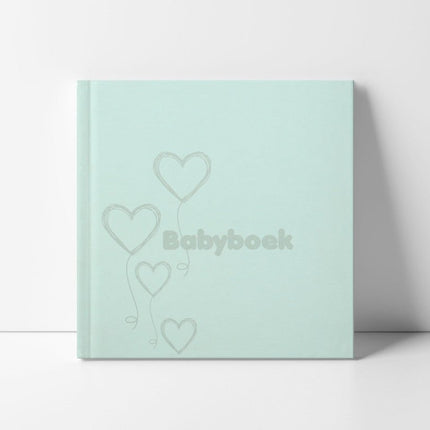 Babyboek zachtgroen - Babywinkel - 9789083164861