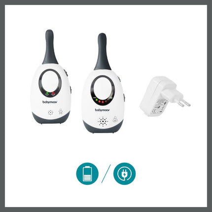 Babymoov Babyfoon Simply Care Color 300M Met Adapters koop je bij Babywinkel